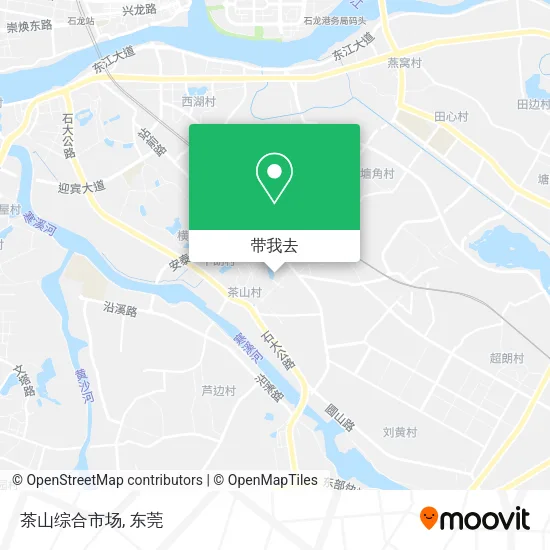 茶山综合市场地图
