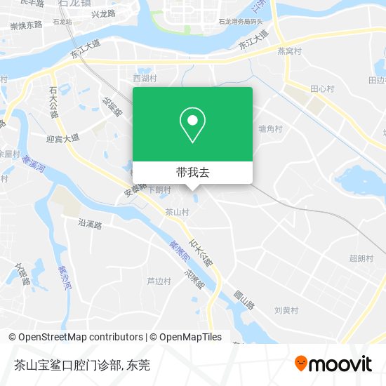 茶山宝鲨口腔门诊部地图
