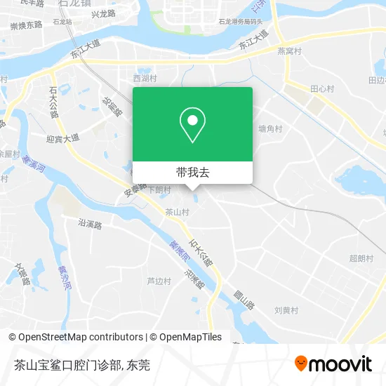 茶山宝鲨口腔门诊部地图
