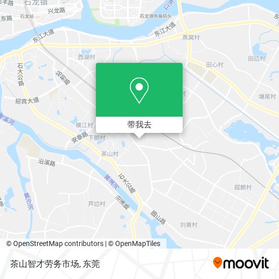 茶山智才劳务市场地图