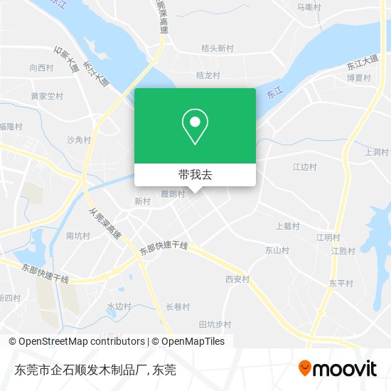 东莞市企石顺发木制品厂地图