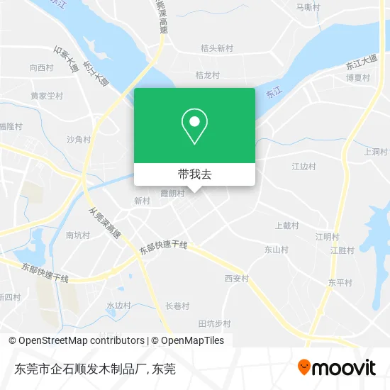 东莞市企石顺发木制品厂地图