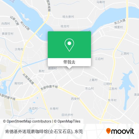 肯德基外送现磨咖啡馆(企石宝石店)地图