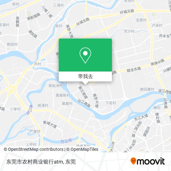 东莞市农村商业银行atm地图