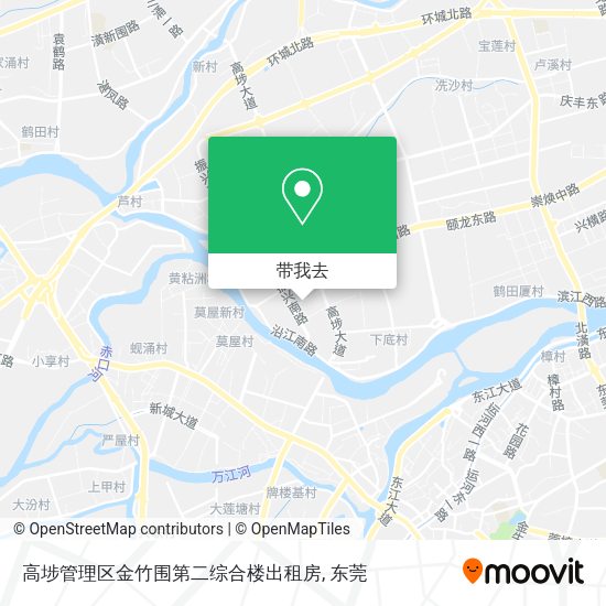 高埗管理区金竹围第二综合楼出租房地图
