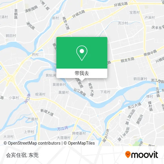 会宾住宿地图