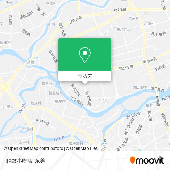 精致小吃店地图