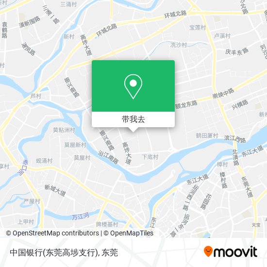 中国银行(东莞高埗支行)地图