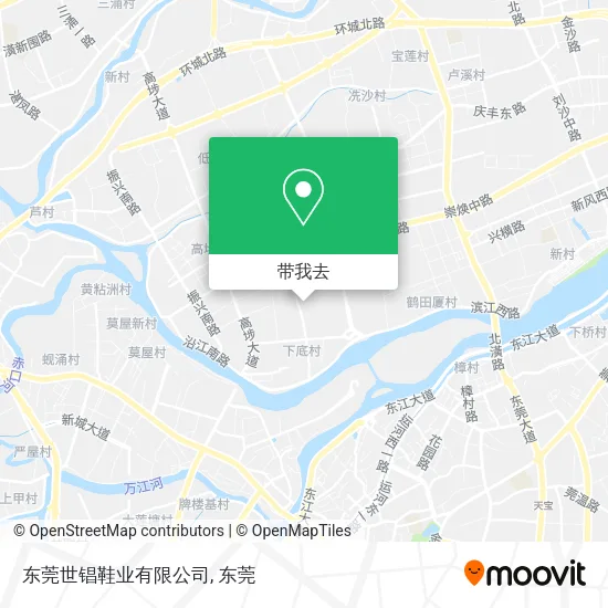 东莞世锠鞋业有限公司地图