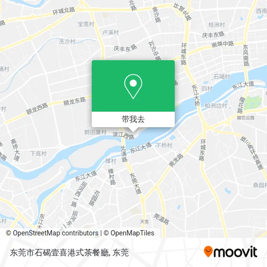 东莞市石碣壹喜港式茶餐廳地图