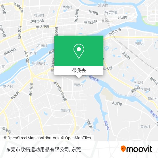 东莞市欧拓运动用品有限公司地图
