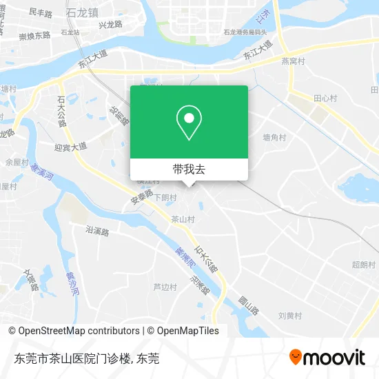 东莞市茶山医院门诊楼地图