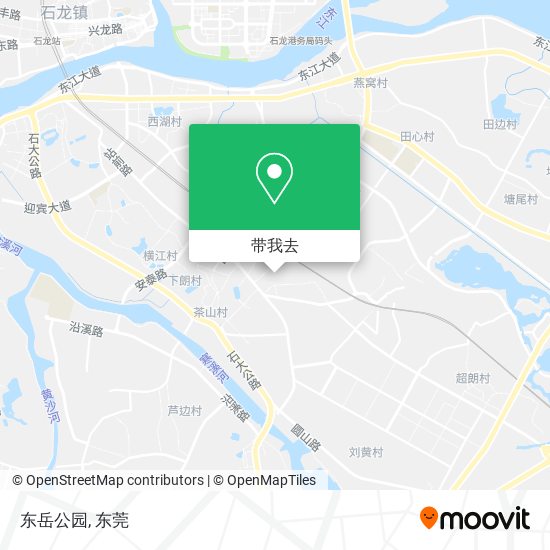 东岳公园地图