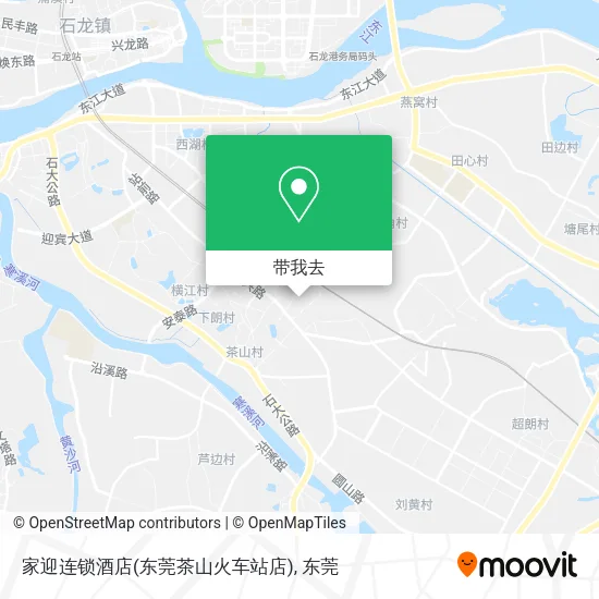 家迎连锁酒店(东莞茶山火车站店)地图