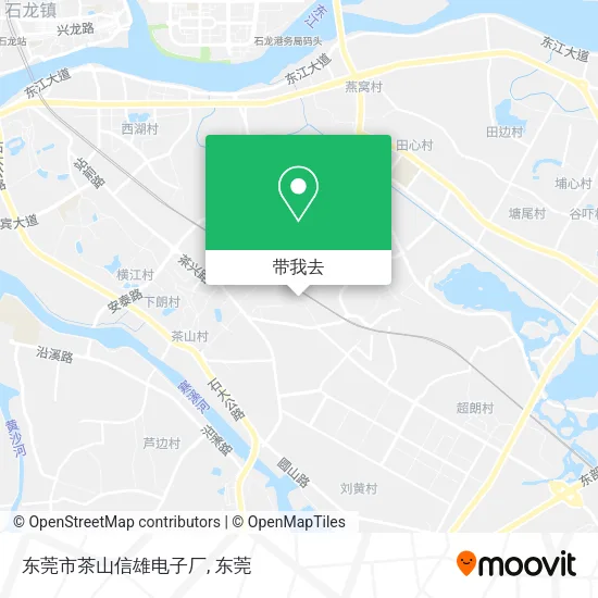 东莞市茶山信雄电子厂地图