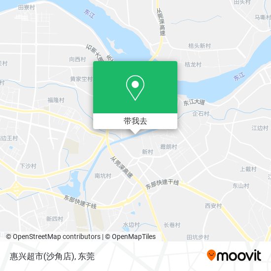 惠兴超市(沙角店)地图