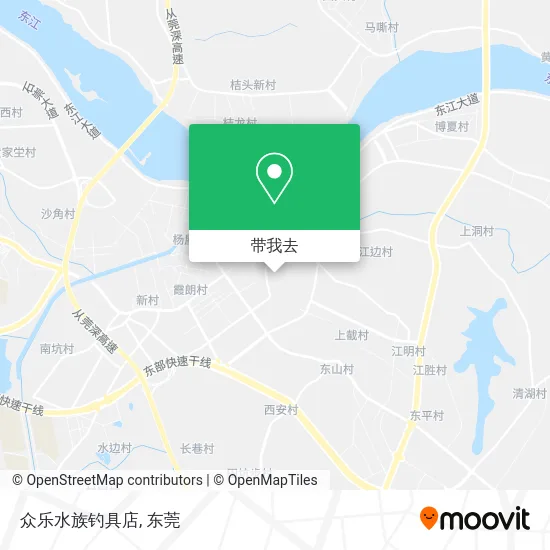 众乐水族钓具店地图