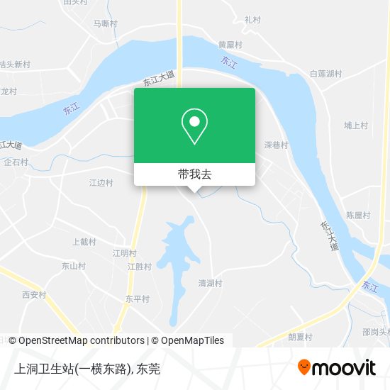 上洞卫生站(一横东路)地图