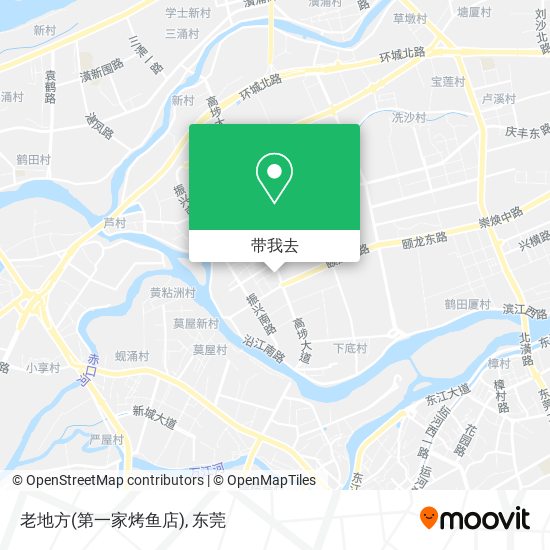 老地方(第一家烤鱼店)地图