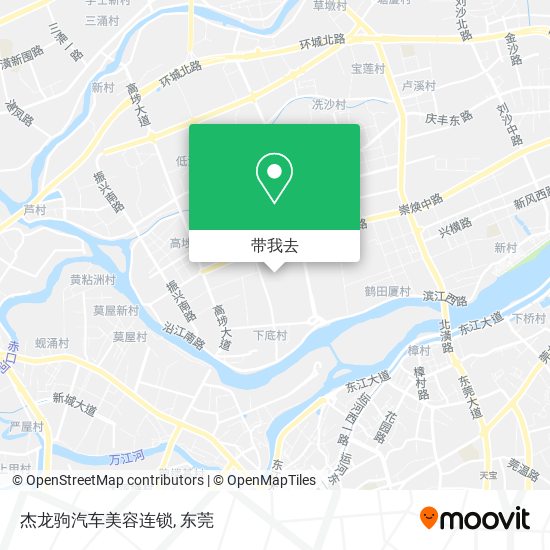 杰龙驹汽车美容连锁地图