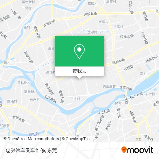 忠兴汽车叉车维修地图