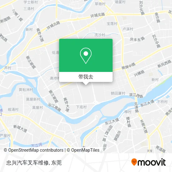 忠兴汽车叉车维修地图