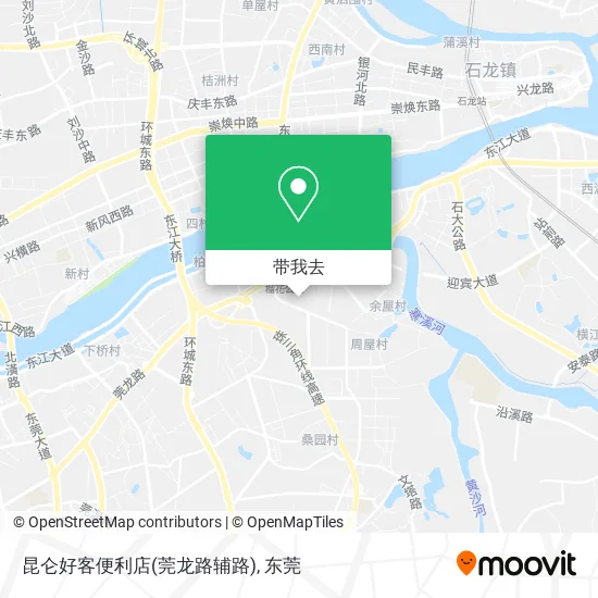 昆仑好客便利店(莞龙路辅路)地图