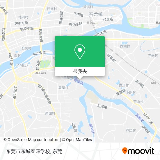 东莞市东城春晖学校地图