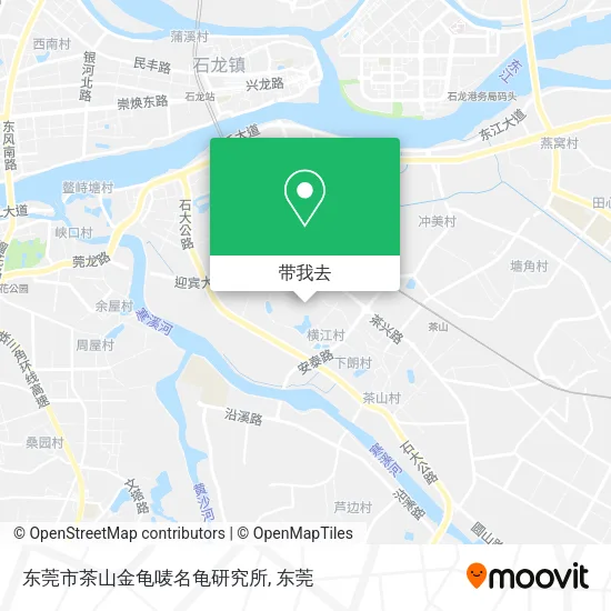 东莞市茶山金龟唛名龟研究所地图