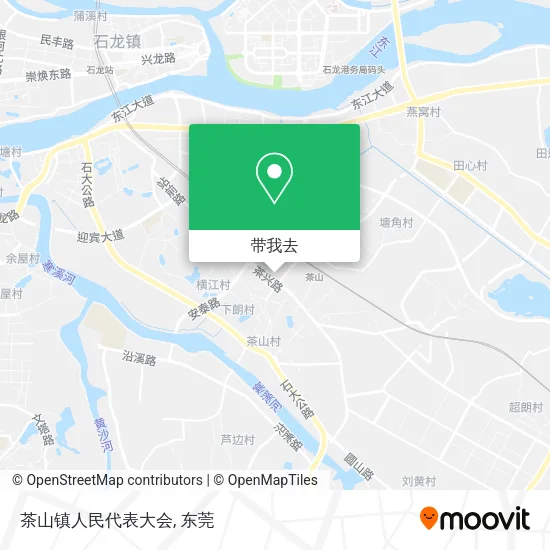 茶山镇人民代表大会地图