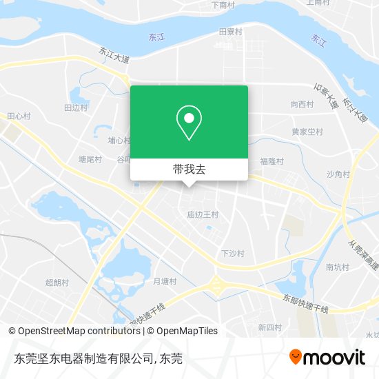 东莞坚东电器制造有限公司地图