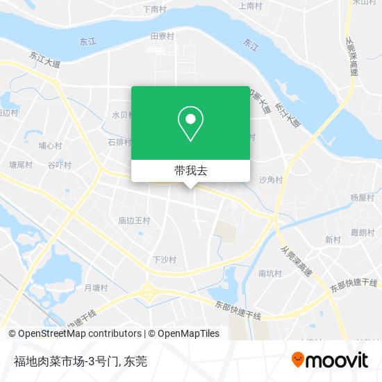 福地肉菜市场-3号门地图