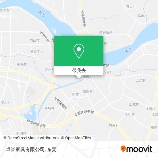 卓誉家具有限公司地图