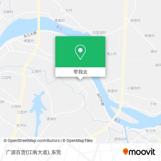 广源百货(江南大道)地图