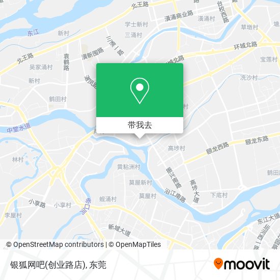 银狐网吧(创业路店)地图
