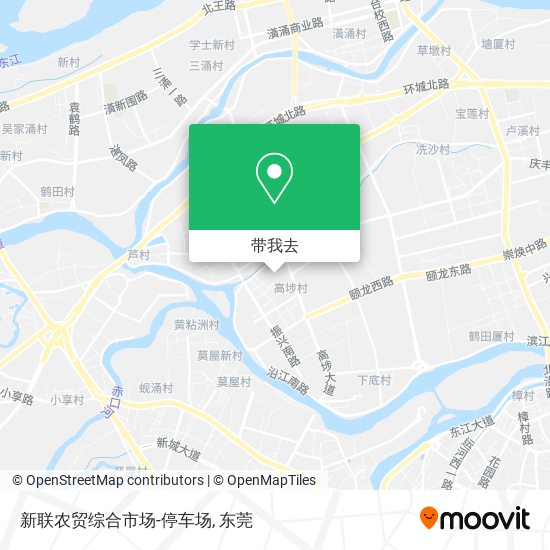 新联农贸综合市场-停车场地图