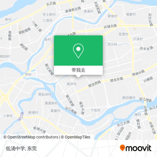 低涌中学地图
