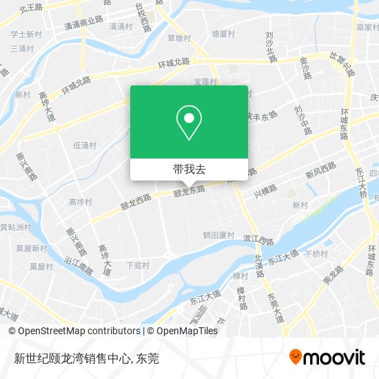 新世纪颐龙湾销售中心地图