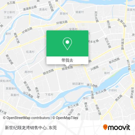 新世纪颐龙湾销售中心地图