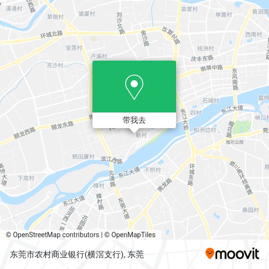 东莞市农村商业银行(横滘支行)地图