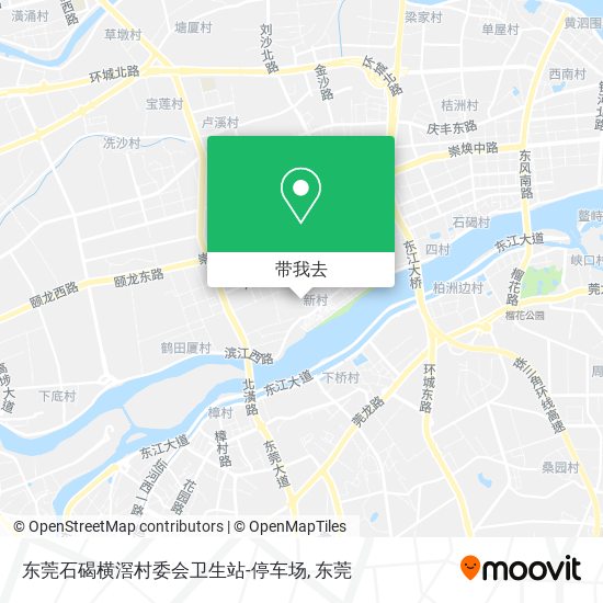 东莞石碣横滘村委会卫生站-停车场地图