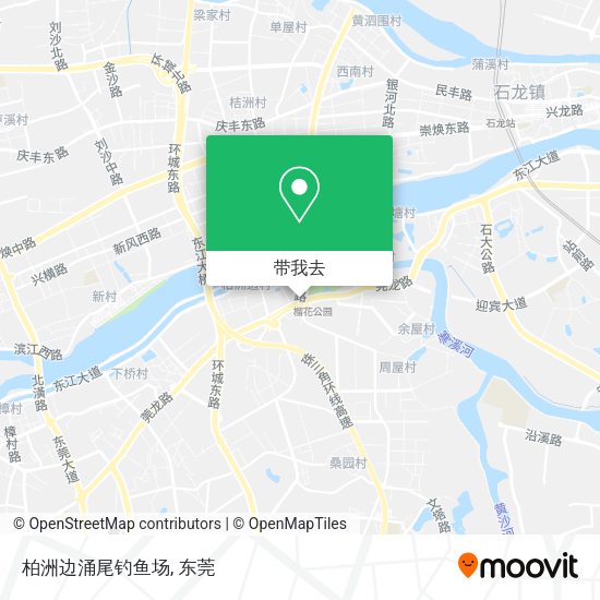 柏洲边涌尾钓鱼场地图