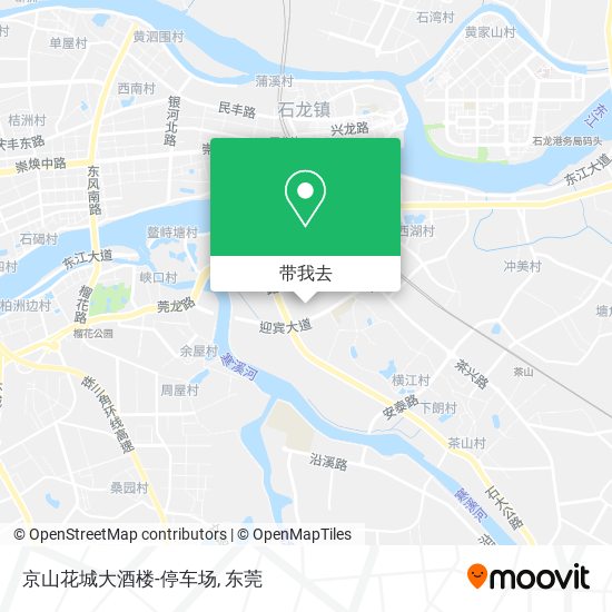 京山花城大酒楼-停车场地图