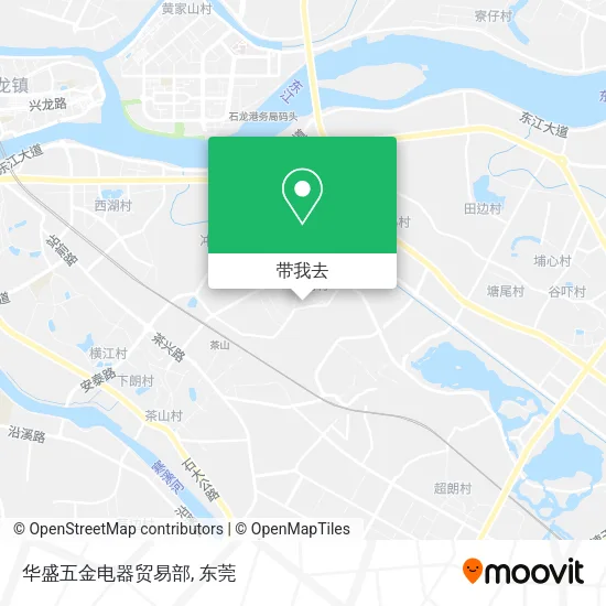 华盛五金电器贸易部地图