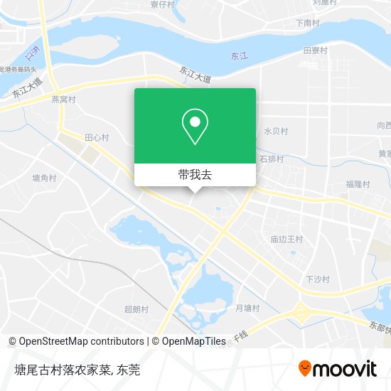 塘尾古村落农家菜地图