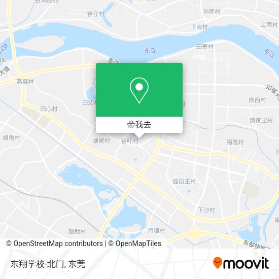东翔学校-北门地图