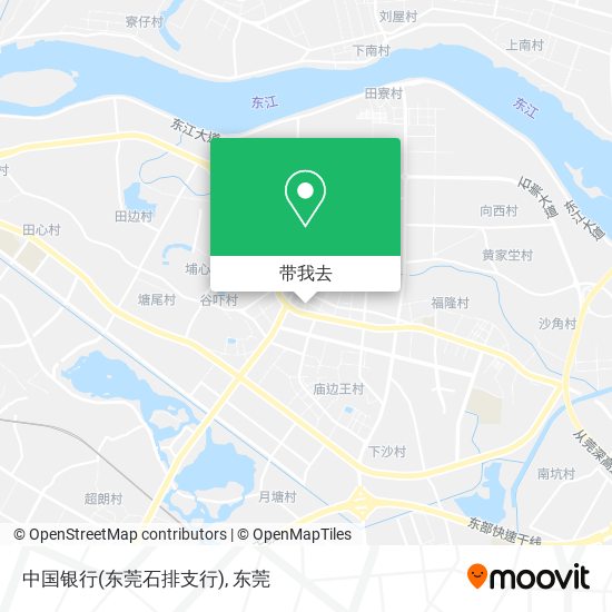 中国银行(东莞石排支行)地图