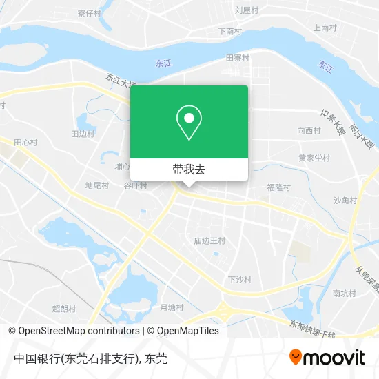 中国银行(东莞石排支行)地图
