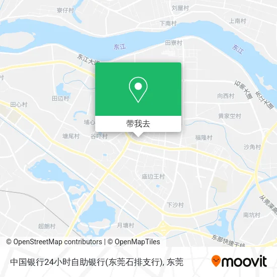 中国银行24小时自助银行(东莞石排支行)地图