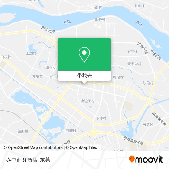 泰中商务酒店地图